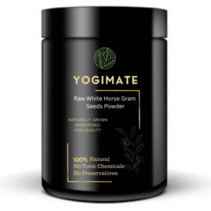 YOGIMATE Raw White Horse Gram Seeds Powder - Good for Healthy Lifestyle, Supports Overall Wellness - Pure & Natural
