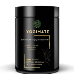YOGIMATE Safed Palash Beej Ayurvedic Powder - White Palash Seeds Ayurvedic Powder - Tesu Beej Safed Powder - Bilas Papda - Butea Monosperma - Pure & Natural