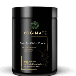 YOGIMATE Siras Beej Safed Churan - Good for Healthy Lifestyle, Supports Overall Wellness - Pure & Natural (100 Grams)