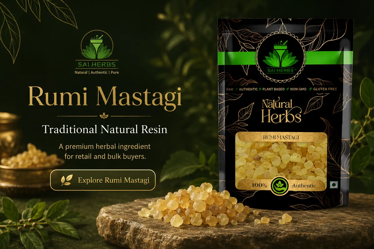 SAI HERBS Rumi Mastagi traditional natural resin best seller banner