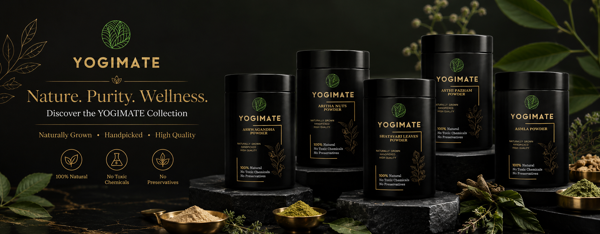 YOGIMATE premium herbal wellness collection